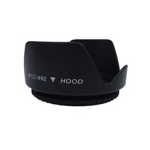 헤럴드9 카메라 렌즈용 호환용 꽃무늬 후드 62mm, 1개