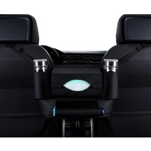 삼에스 Acepeed 자동차 센터 콘솔포켓 시트포켓 C타입 럭셔리 블랙, 1개