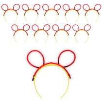 야광 머리띠, 레드, 10개