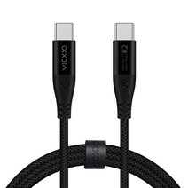 빅쏘 케이지 C타입 to C타입 5GB 고속 충전 PD USB케이블 K2 120cm, 블랙