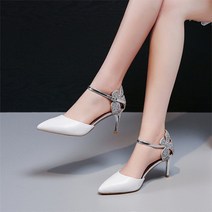 제이에이치컴퍼니 여성 뒤꿈치 플라워 스틸레토힐 5cm