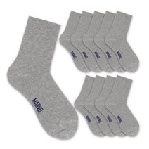 헤이내꼬 남성용 마블 데일리 베이직 컬러 중목양말 10족