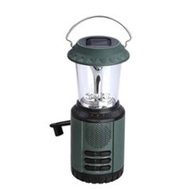 4in1 태양열 라디오 랜턴, 그린, 1개
