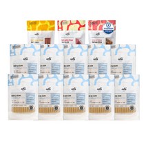 꼬뜨 치카껌 클로렐라 관절 건강 스틱 10p + 간식 3종, 소고기 슬라이스, 오리저키,  닭고기 스틱, 1세트