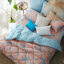 조현디자인 포레스트 누비이불 + 패드 + 베개 커버 풀베딩세트