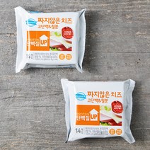 덴마크 짜지않은치즈 고단백 & 철분, 252g, 2개