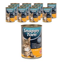 스내피톰 생후 3개월 이후 고양이 위드 파테 주식캔 12p, 램, 400g, 12개
