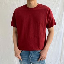제이에이치스타일 남여공용 베이직 라운드 반팔 티셔츠 TOMROK134