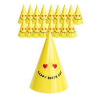 와우파티코리아 미소 생일 고깔, 하트, 18개