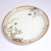 거산세라믹 돌야생화 원형접시 180mm, 2개, 단품