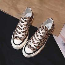 콩 레오파트 로우 스니커즈