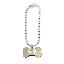 펫츠룩 써지컬 체인 B 반려동물 목걸이 뼈다귀, 골드(두부)