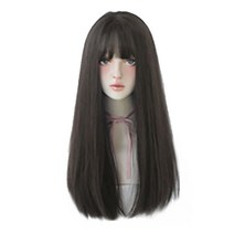 뿌이뿌이가발 여성 롱 생머리 통가발 엔티프, 내추럴블랙, 1개