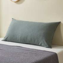 케이아이티 면 선염 바디필로우 솜포함, 딥그린