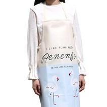 리드홈 가죽 방수 앞치마 혼합색상, 플라밍고, 1개