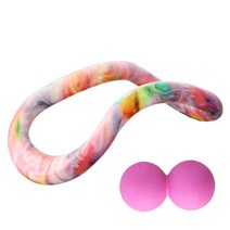 하찌링 마사지볼 세트 마블링컬러, 핑크마블링