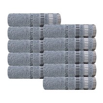 송월타월 카운테스마라 모던스티치40 수건 160g 40수 코마사, 라이트그레이, 10개