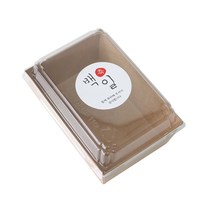 크라프트샌드 일회용기 미니 50p + 백일스티커 한글1 50p, 1세트