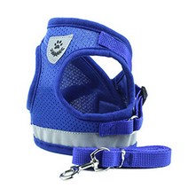 케어펫 강아지 메쉬 하네스 S, 블루