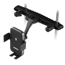 ARKON 무선N오토 FOD 차량용 헤드레스트 무선충전 핸드폰 거치대 솔로형 AWC3-RSHM7, 1개, 혼합색상
