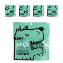 인벳 강아지 프리미엄 스케일링 덴탈껌 75g, 유산균, 5개