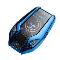 앤티스 세이프티 BMW 디스플레이 밀착 자동차 키케이스, 블루, BMW 타입