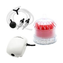 아쿠아테라 기포발생기 단기확장 여과 풀 세트 CHPT-8070 레드, 1세트