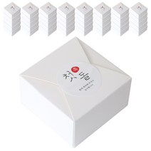 레이스 포장박스 화이트 100p + 첫돌스티커 한글1 100p, 혼합색상, 1세트