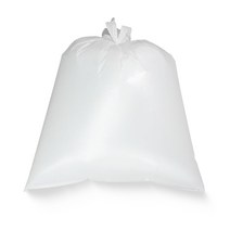 킹스봉 평판형 분리수거 비닐 봉투 백색 대, 75L, 50개