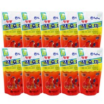 핑퐁 새우미 금붕어 시클리드 사료, 100g, 10개