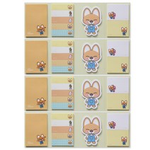 위드뽀로로 4단 점착 메모지, 에디, 4개