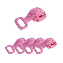 GUNU 실리콘 샤워 바디브러쉬, 핑크, 5개, 1개