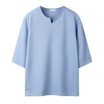 해리슨 남성용 트임 7부 티셔츠