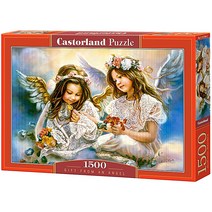 캐스토랜드 천사의 선물 미니 직소퍼즐 CS151394, 1500피스, 혼합색상