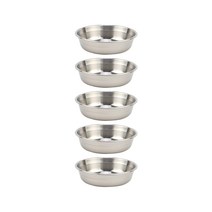 업소용 스텐 무광 소금접시 미각찬그릇 27종, 5개, 단품