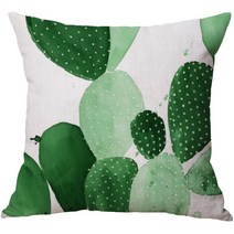 포포페리아 북유럽감성 트로피컬 프린팅 쿠션 HAY