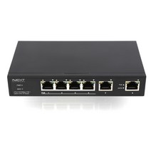 넥스트 6포트 POE 스위칭허브 60W, NEXT-POE606F