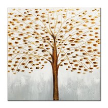 황금 잎 돈나무 그림 인테리어 액자 32JC02, 혼합색상