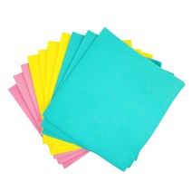 생활미소 부직포 칼라 행주 그린 3p + 옐로우 4p + 핑크 3p 세트, 2개