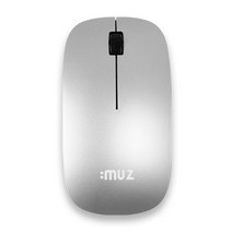 아이뮤즈 무소음휠 지문방지코팅 나노리시버 무선 마우스 M1, GRAY