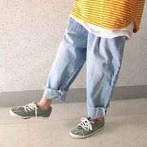 소년마켓 로켓소년 남아용 빈티지 9부 일등 데님 팬츠