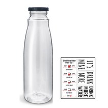 트라이탄 물병 20p + 스티커 4p, 블랙, 1L