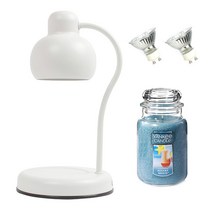 양키캔들 라지자 + 소담 캔들워머 + 전구 2p 세트, 워머(화이트), 캔들(바하마브리즈)