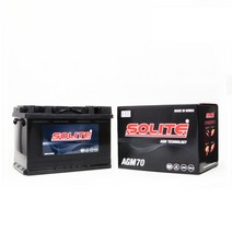 카렉스 쏠라이트 차량용 배터리, AGM 70L, 1개