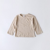 레인보우키즈 아동용 파스텔 워싱 긴팔티