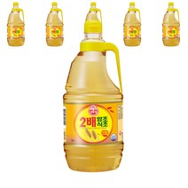 오뚜기 2배 양조 식초, 1.8L, 6개