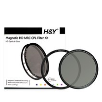 에이치앤와이 마그네틱 HD MRC CPL 필터 + 어댑터 링 세트 67mm