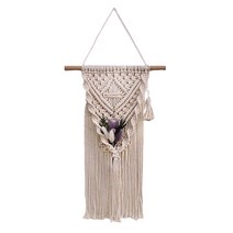 하비풀 마크라메 라그라스 월행잉 만들기 뜨개질 DIY 패키지, 1세트, 혼합색상