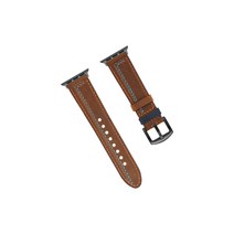비쉐르 애플워치 3/4/5 엘라인 레더 스트랩 (38/40mm 호환 가능), 브라운, 1개