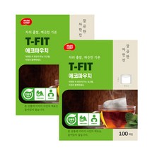 멀티셰프 T-FIT 티백 에코파우치 100p, 2개